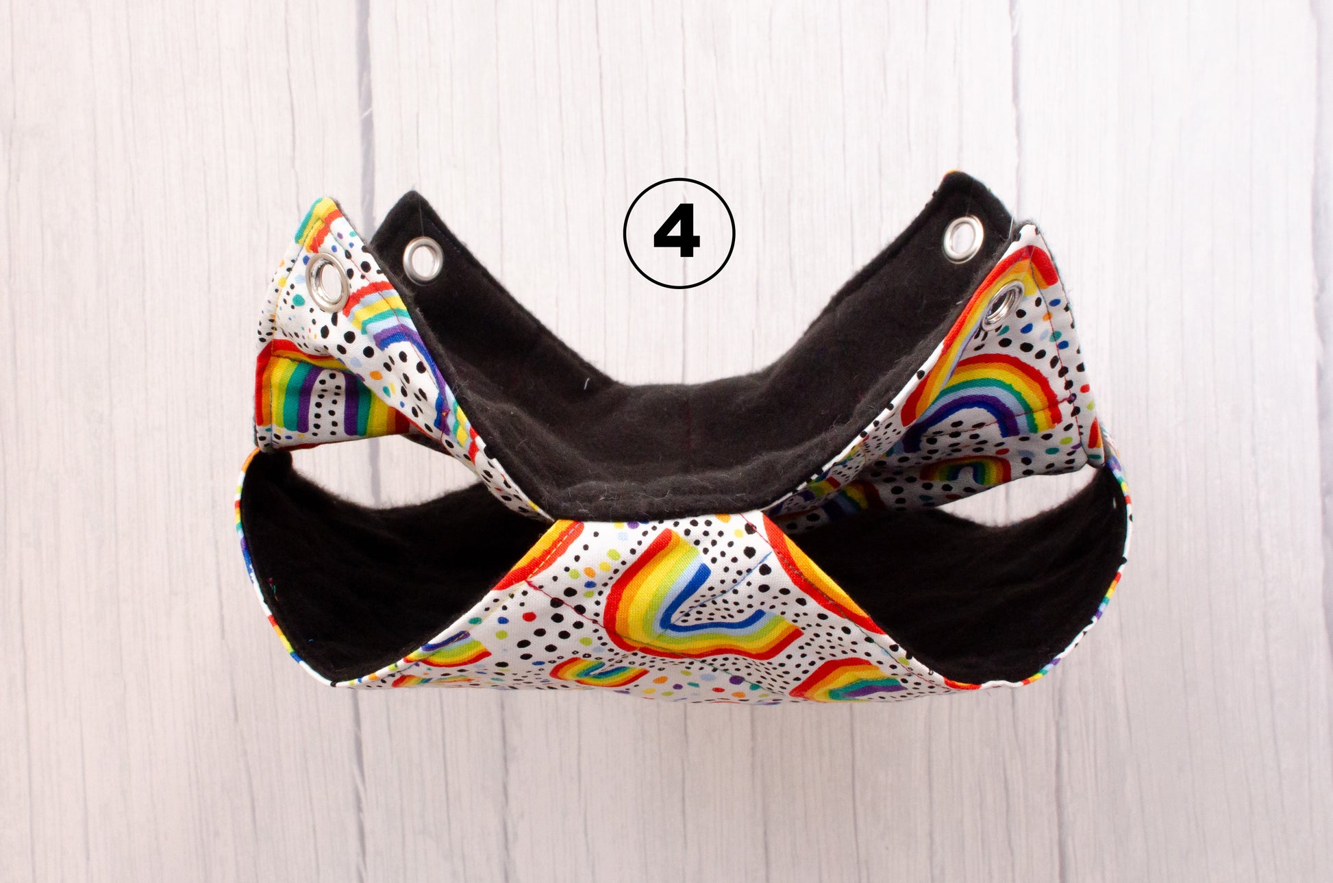 rat hammock, rainbow, double