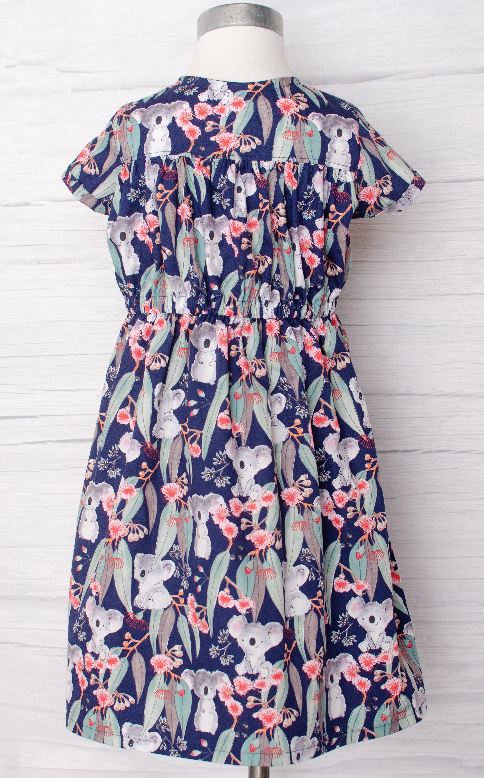 girls dresses, handmade, children's clothing, koala back