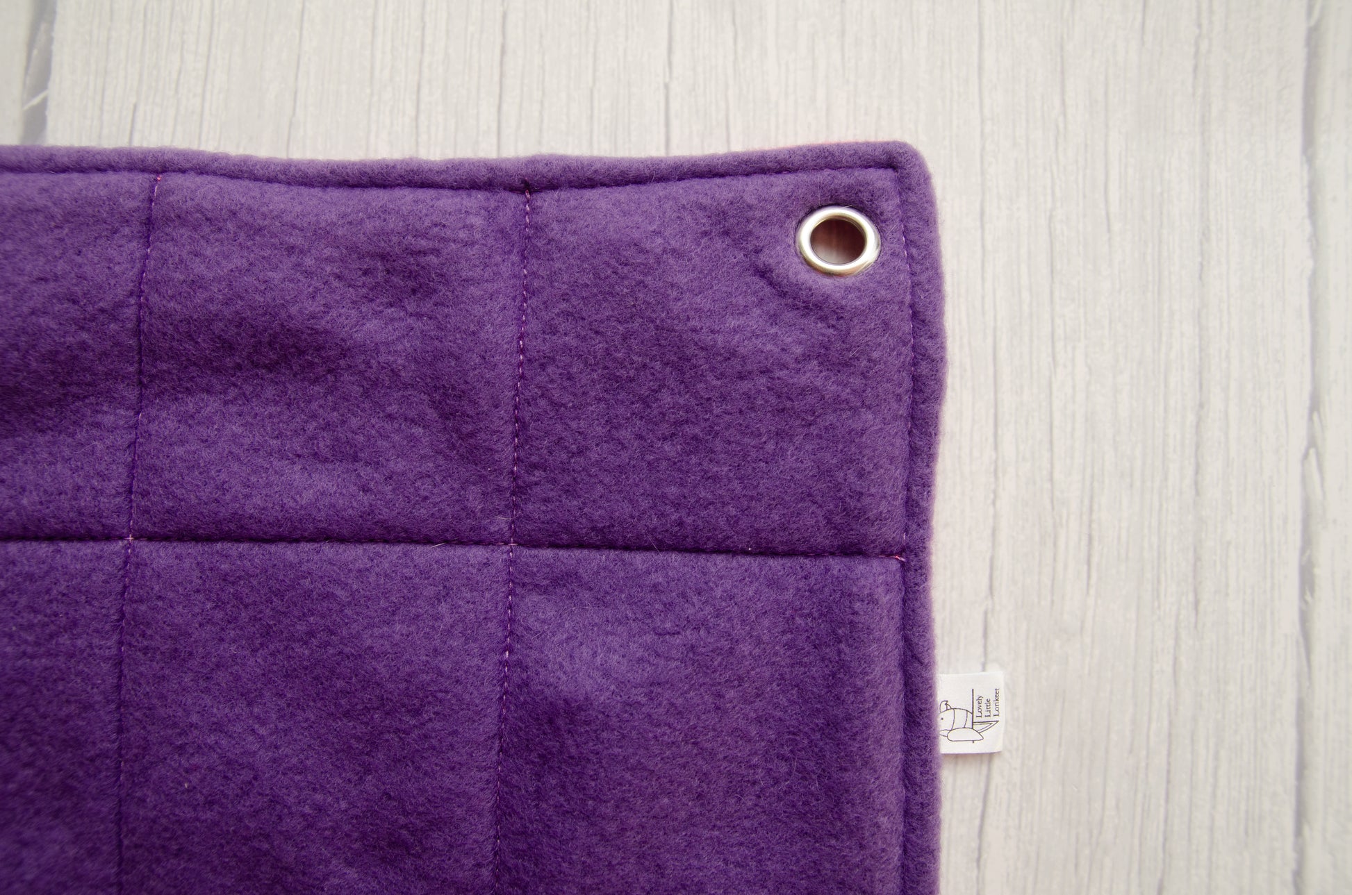 flat fleece rat hammock eyelet