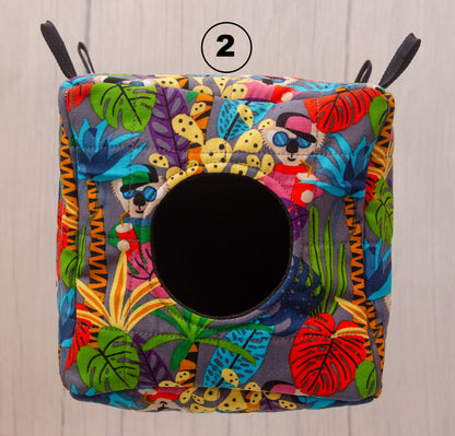 Cube hammock with koala fabric